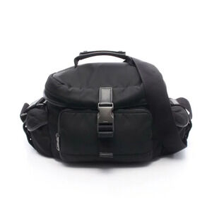 Prada Camera Bag Shoulder Leather Black